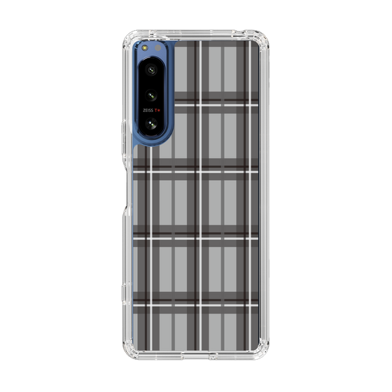 スリムプロテクションケース［ Tartan Check - Gray ］