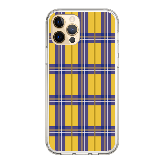 スリムプロテクションケース［ Tartan Check - Yellow ］