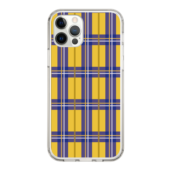 スリムプロテクションケース［ Tartan Check - Yellow ］
