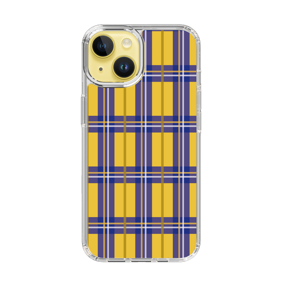 スリムプロテクションケース［ Tartan Check - Yellow ］