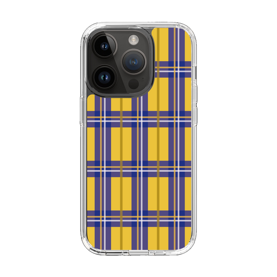 スリムプロテクションケース［ Tartan Check - Yellow ］
