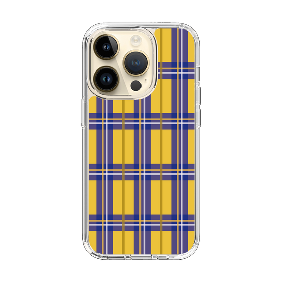 スリムプロテクションケース［ Tartan Check - Yellow ］
