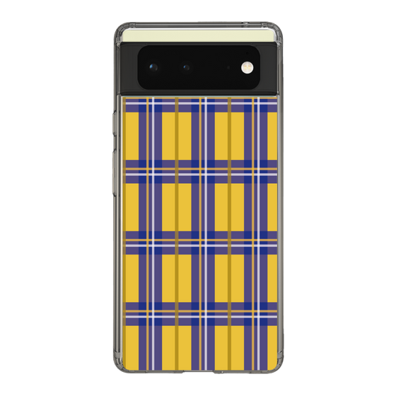スリムプロテクションケース［ Tartan Check - Yellow ］