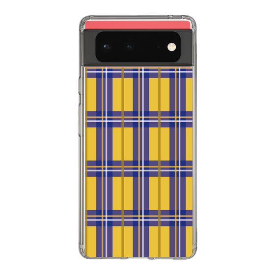 スリムプロテクションケース［ Tartan Check - Yellow ］