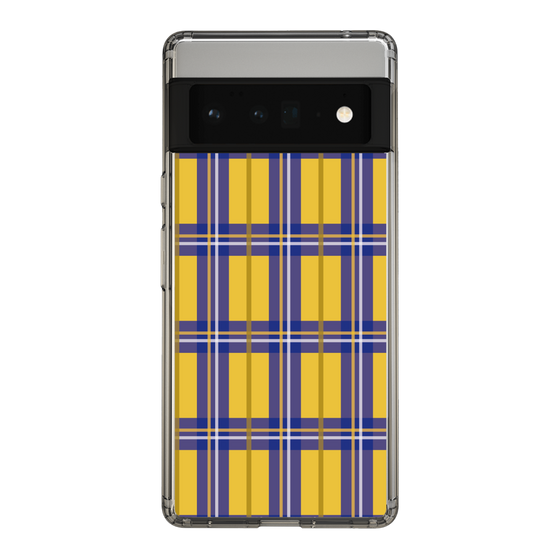 スリムプロテクションケース［ Tartan Check - Yellow ］