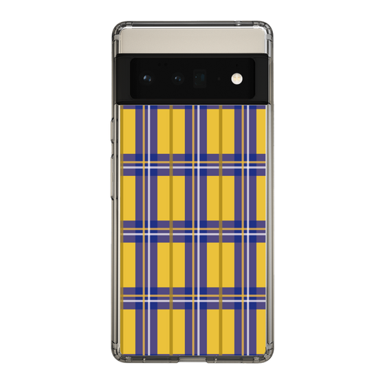 スリムプロテクションケース［ Tartan Check - Yellow ］