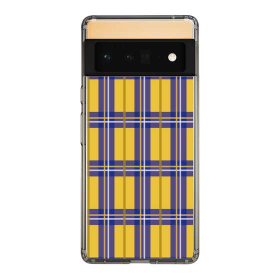 スリムプロテクションケース［ Tartan Check - Yellow ］