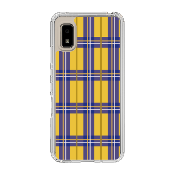 スリムプロテクションケース［ Tartan Check - Yellow ］