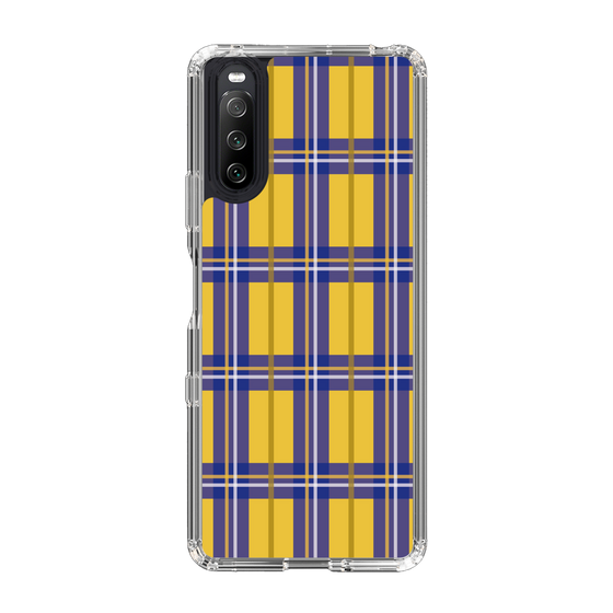 スリムプロテクションケース［ Tartan Check - Yellow ］