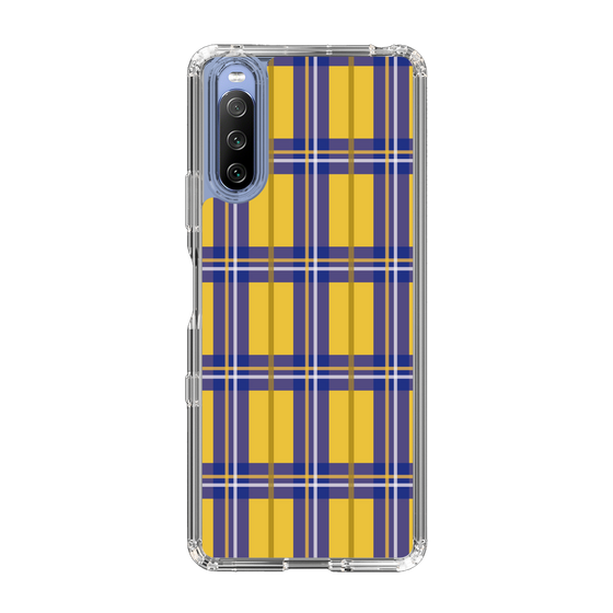 スリムプロテクションケース［ Tartan Check - Yellow ］