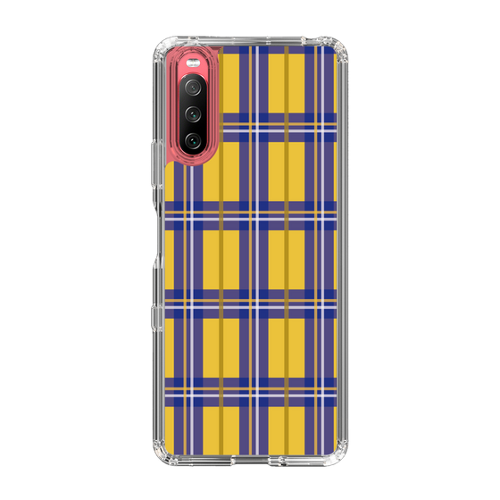 スリムプロテクションケース［ Tartan Check - Yellow ］