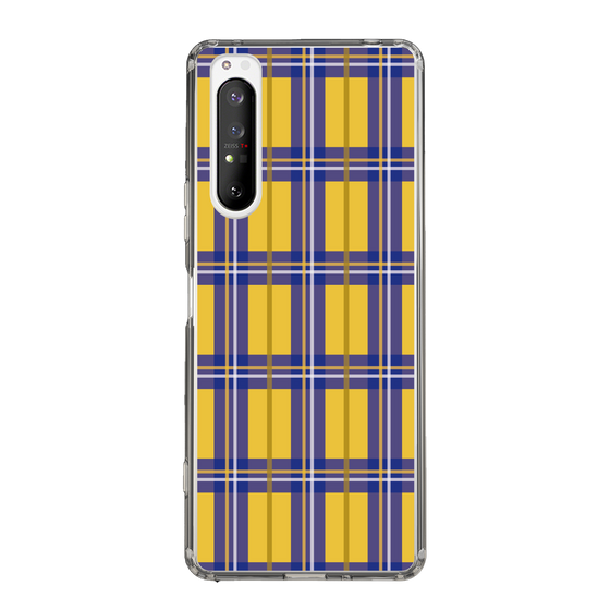 スリムプロテクションケース［ Tartan Check - Yellow ］