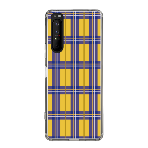 スリムプロテクションケース［ Tartan Check - Yellow ］
