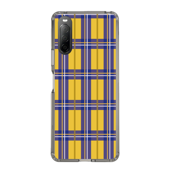 スリムプロテクションケース［ Tartan Check - Yellow ］