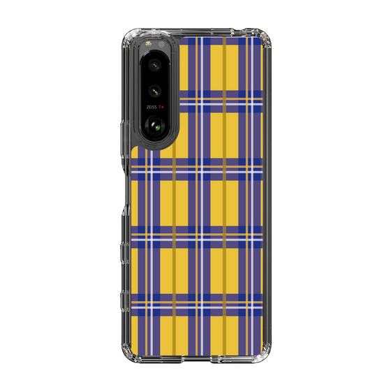 スリムプロテクションケース［ Tartan Check - Yellow ］