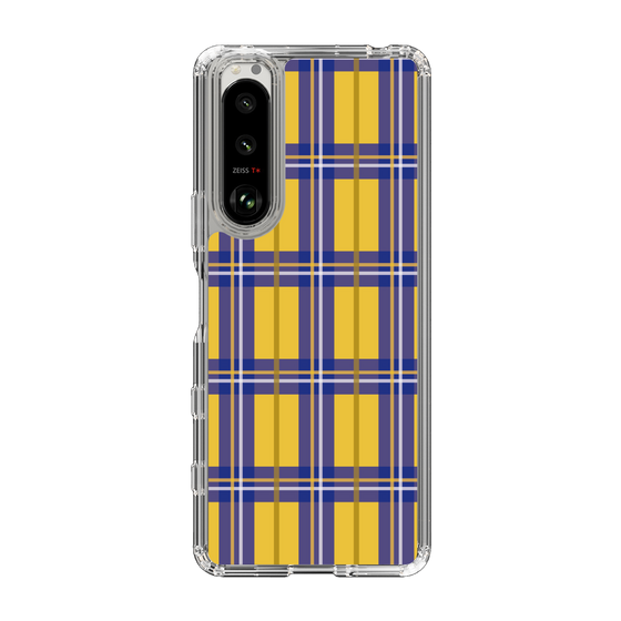 スリムプロテクションケース［ Tartan Check - Yellow ］