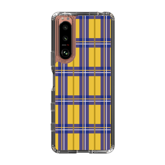 スリムプロテクションケース［ Tartan Check - Yellow ］