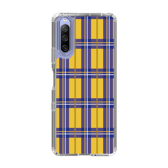 スリムプロテクションケース［ Tartan Check - Yellow ］