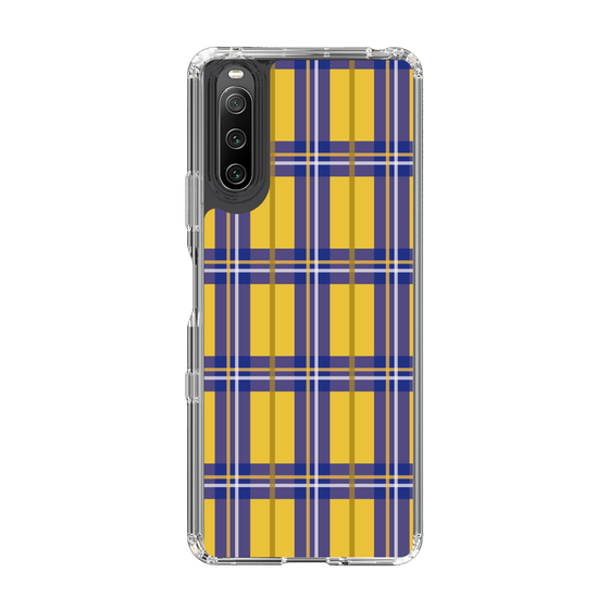 スリムプロテクションケース［ Tartan Check - Yellow ］