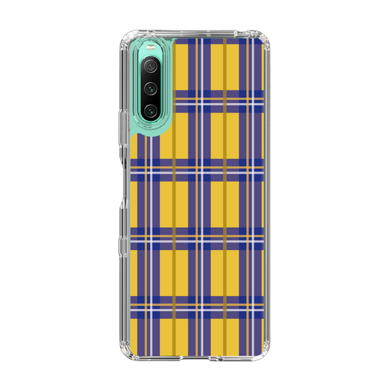 スリムプロテクションケース［ Tartan Check - Yellow ］