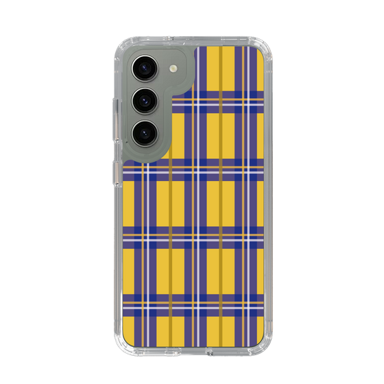 スリムプロテクションケース［ Tartan Check - Yellow ］