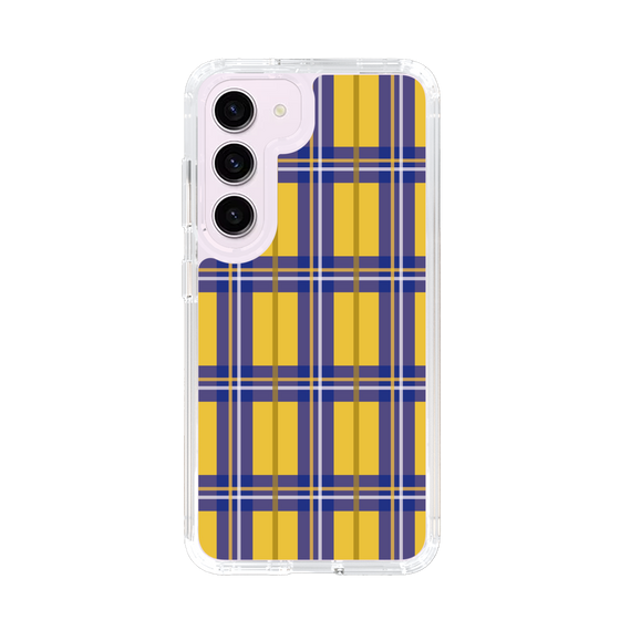 スリムプロテクションケース［ Tartan Check - Yellow ］