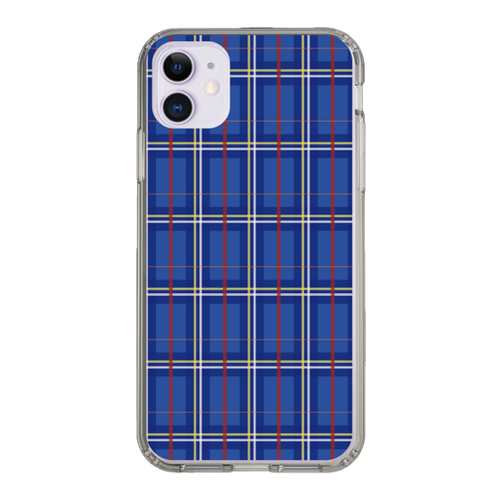 スリムプロテクションケース［ Tartan Check - Blue ］