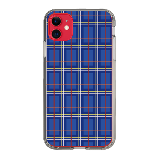 スリムプロテクションケース［ Tartan Check - Blue ］
