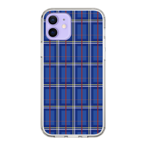 スリムプロテクションケース［ Tartan Check - Blue ］