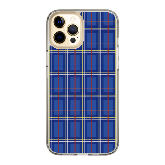 スリムプロテクションケース［ Tartan Check - Blue ］