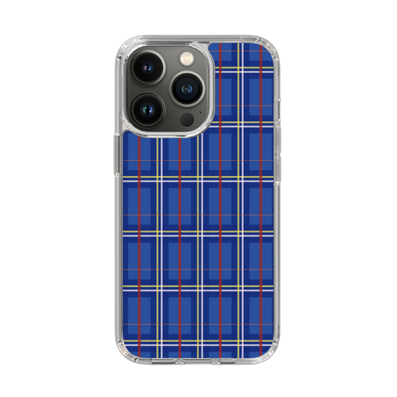スリムプロテクションケース［ Tartan Check - Blue ］