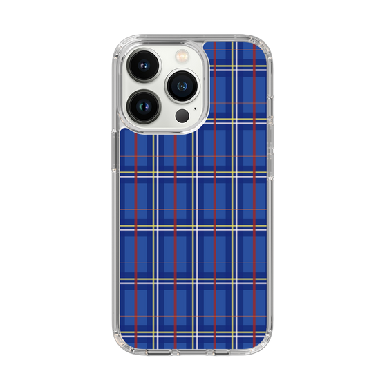 スリムプロテクションケース［ Tartan Check - Blue ］