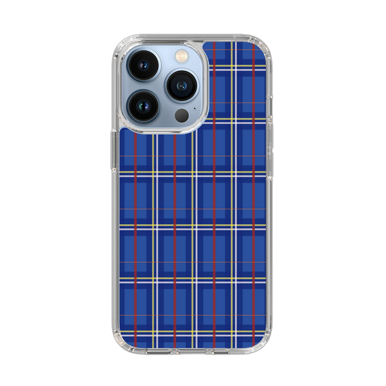 スリムプロテクションケース［ Tartan Check - Blue ］