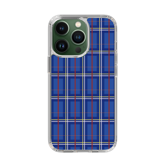スリムプロテクションケース［ Tartan Check - Blue ］
