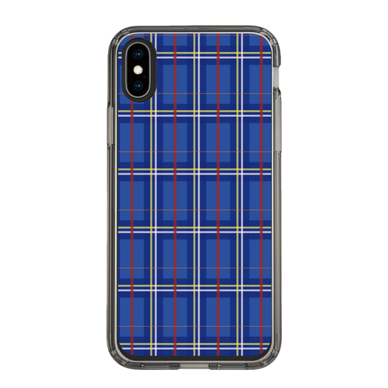 スリムプロテクションケース［ Tartan Check - Blue ］