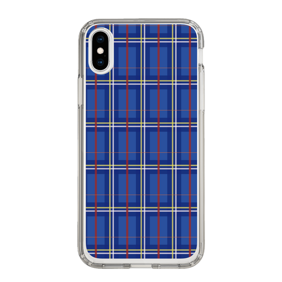 スリムプロテクションケース［ Tartan Check - Blue ］