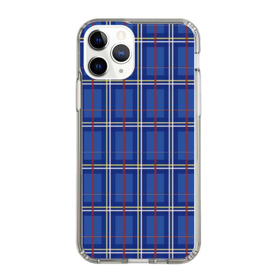 スリムプロテクションケース［ Tartan Check - Blue ］