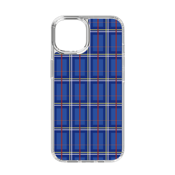 スリムプロテクションケース［ Tartan Check - Blue ］