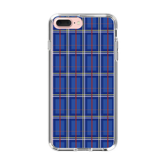 スリムプロテクションケース［ Tartan Check - Blue ］