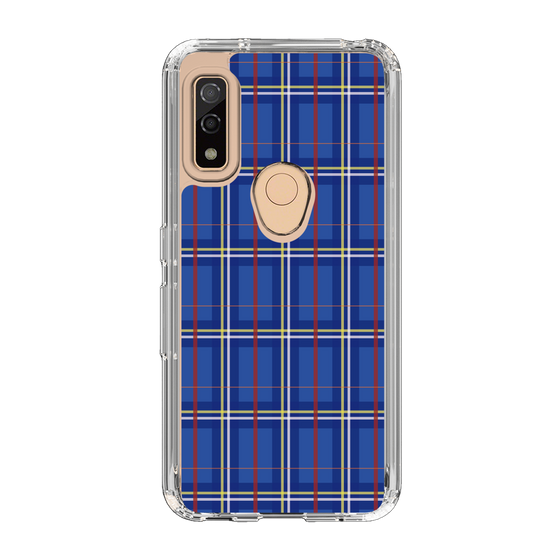 スリムプロテクションケース［ Tartan Check - Blue ］