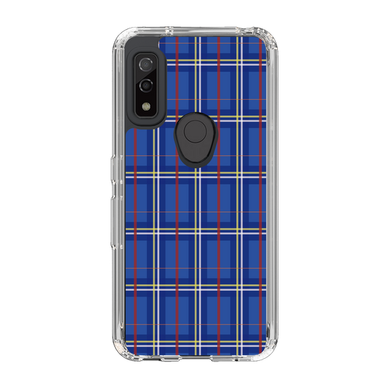 スリムプロテクションケース［ Tartan Check - Blue ］