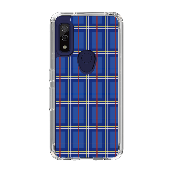 スリムプロテクションケース［ Tartan Check - Blue ］