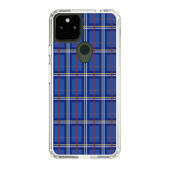 スリムプロテクションケース［ Tartan Check - Blue ］