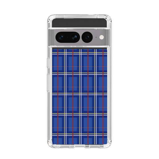 スリムプロテクションケース［ Tartan Check - Blue ］