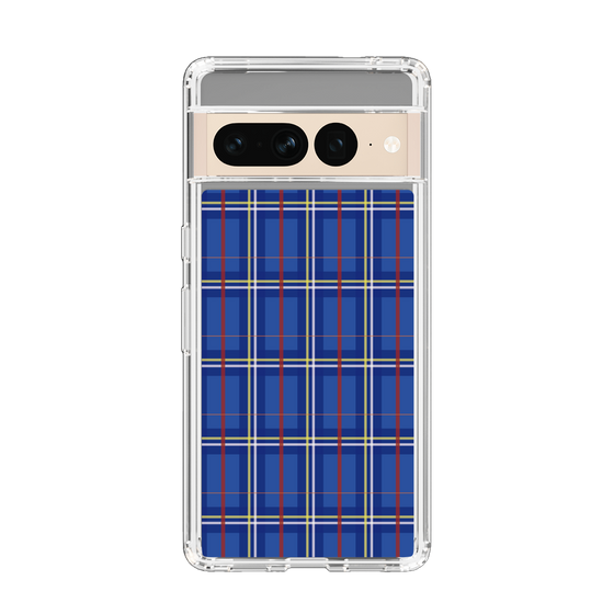 スリムプロテクションケース［ Tartan Check - Blue ］