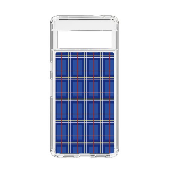 スリムプロテクションケース［ Tartan Check - Blue ］