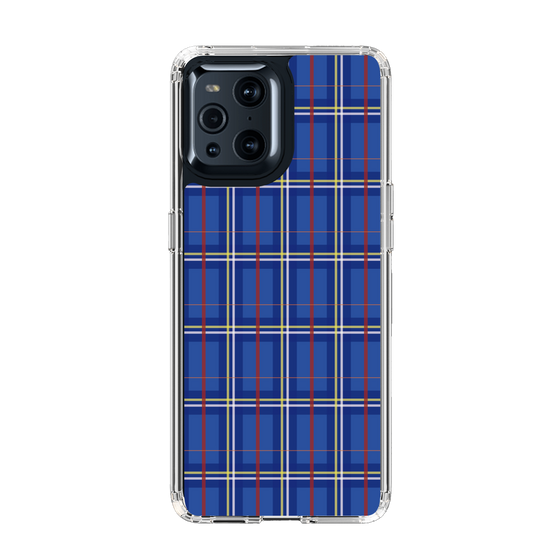 スリムプロテクションケース［ Tartan Check - Blue ］