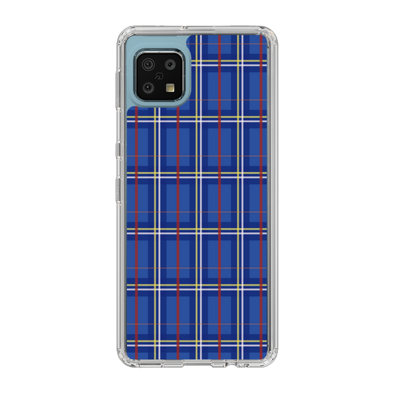 スリムプロテクションケース［ Tartan Check - Blue ］