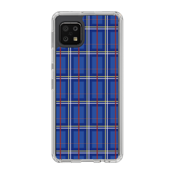 スリムプロテクションケース［ Tartan Check - Blue ］