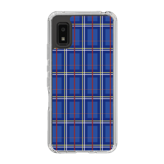 スリムプロテクションケース［ Tartan Check - Blue ］